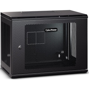 CyberPower CR9U61003 Wall Mount IT Equipment Enclosure, 132 lb. capacity, adjustable rack angles